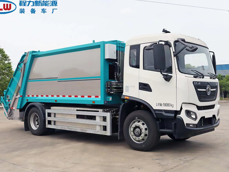 东风天锦12立方纯电动压缩垃圾车