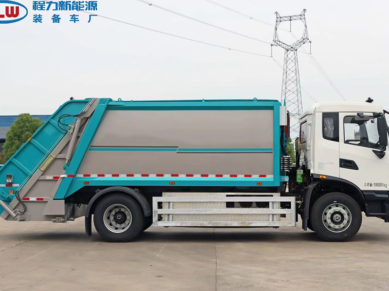 东风天锦12立方纯电动压缩垃圾车