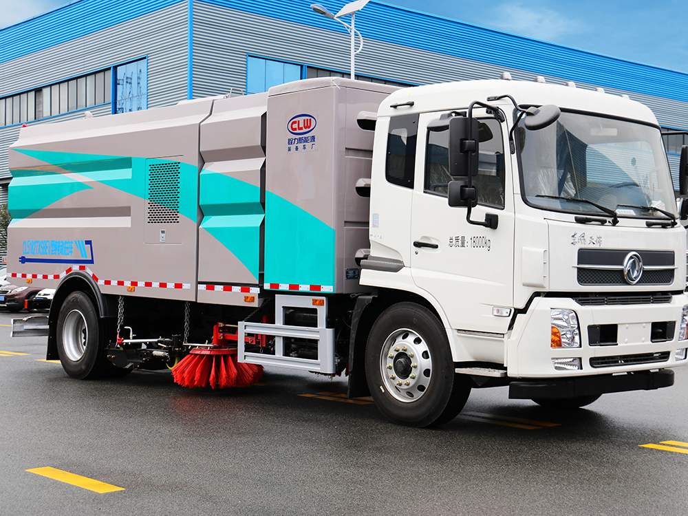 东风天锦纯电动洗扫车